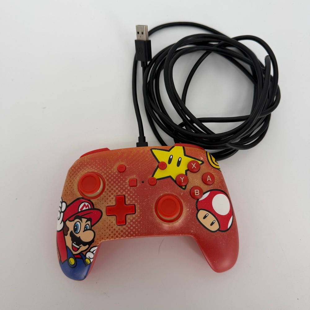 PowerA Wired Controller Nintendo Switch Super Mario Bros Red 1518381-02